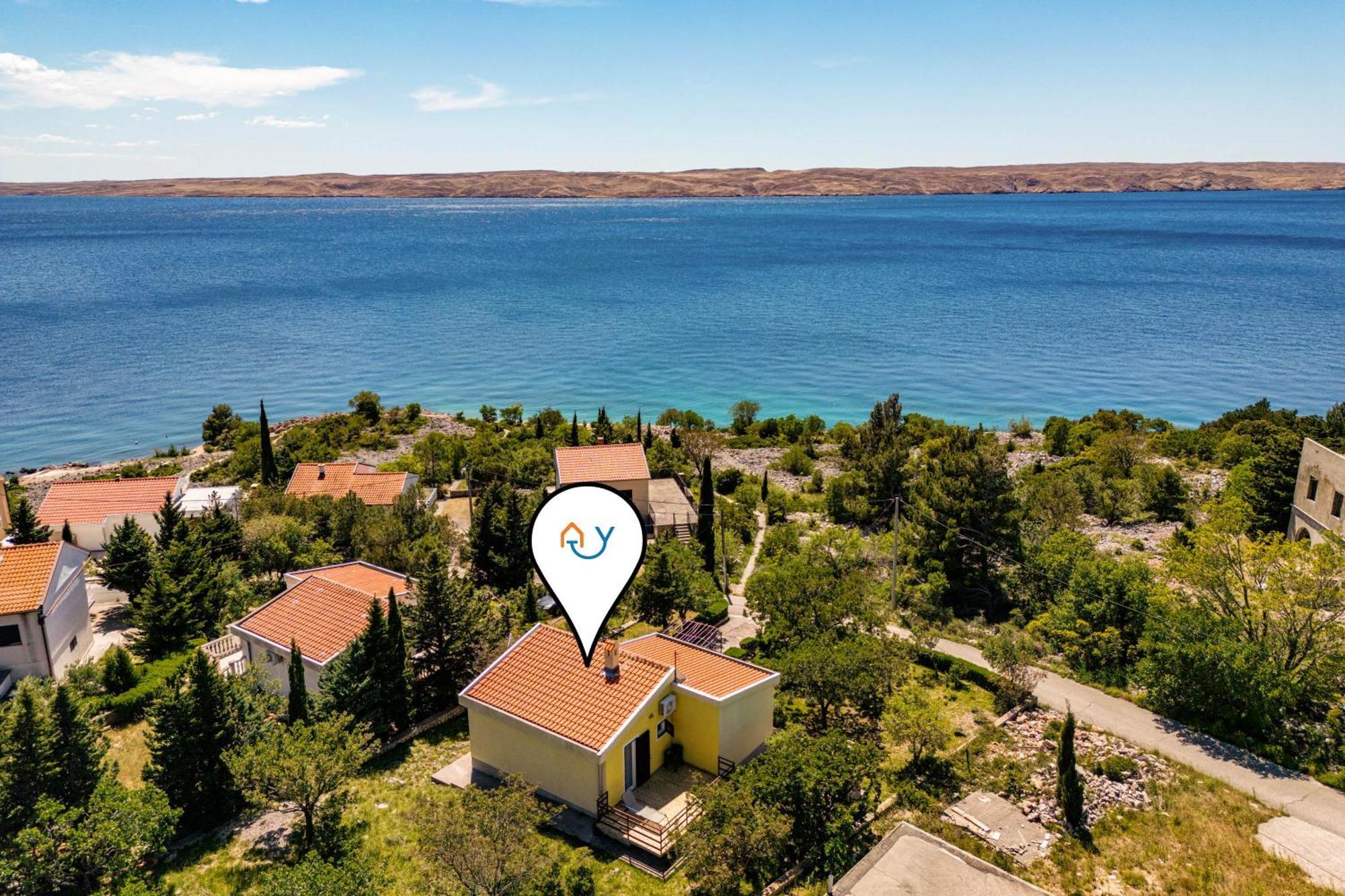 Beachfront House Nada - Happy Rentals Карлобаг Экстерьер фото